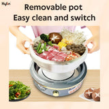 Darrahopens Home & Garden > Kitchenware Kylin Electric 1500W Hotpot with Stainless Steel Inner Pot 4L AU-K2011