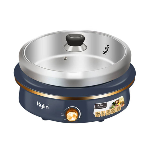 Darrahopens Home & Garden > Kitchenware Kylin Electric 1500W Hotpot with Stainless Steel Inner Pot 4L AU-K2011