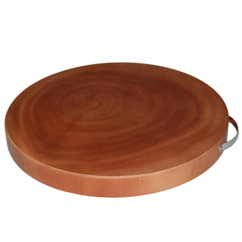 Darrahopens Home & Garden > Kitchenware L Natural Hardwood Hygienic Kitchen Cutting Wooden Chopping Board Round