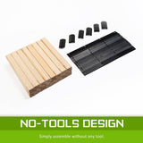 darrahopens Home & Garden > Kitchenware La Bella 12 Bottle Timber Wine Rack Storage Cellar Organiser