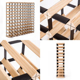 darrahopens Home & Garden > Kitchenware La Bella 120 Bottle Timber Wine Rack Storage Cellar Organiser