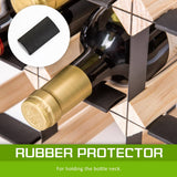 darrahopens Home & Garden > Kitchenware La Bella 42 Bottle Timber Wine Rack Storage Cellar Organiser