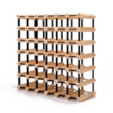 darrahopens Home & Garden > Kitchenware La Bella 42 Bottle Timber Wine Rack Storage Cellar Organiser