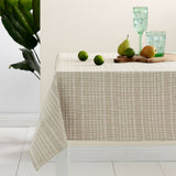 Darrahopens Home & Garden > Kitchenware Ladelle Beige Eco Cotton Rich Tablecloth 150 x 265 cm