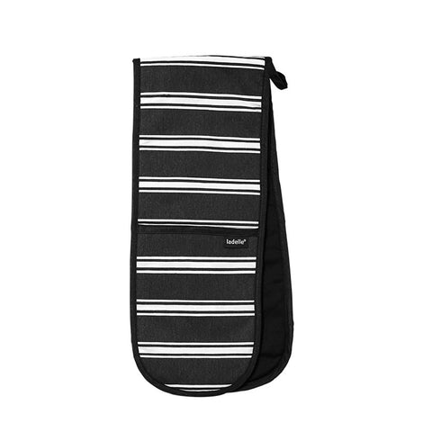Darrahopens Home & Garden > Kitchenware Ladelle Butcher Black Kitchen / BBQ Double Oven Mitt