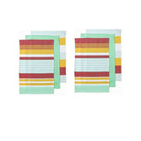 Darrahopens Home & Garden > Kitchenware Ladelle Connor Set of 6 Cotton Kitchen Towels Yellow