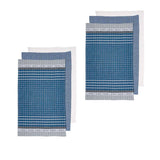 Darrahopens Home & Garden > Kitchenware Ladelle Entertainer Set of 6 Cotton Kitchen Towels Blue