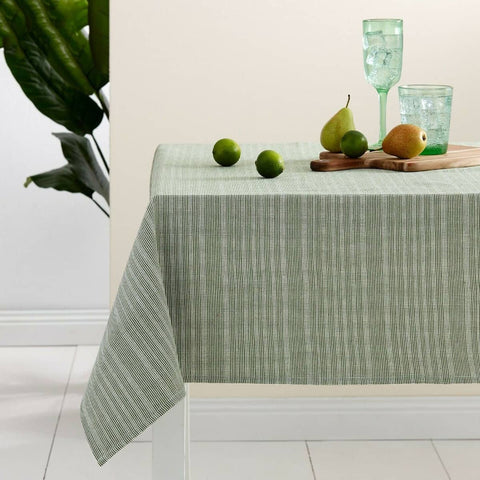 Darrahopens Home & Garden > Kitchenware Ladelle Green Eco Cotton Rich Tablecloth 150 x 300 cm