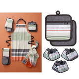Darrahopens Home & Garden > Kitchenware Ladelle Intrinsic Grey Set of 2 Pot Holders 21 x 21 cm