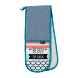 Darrahopens Home & Garden > Kitchenware Ladelle Mi Casa Kitchen / BBQ Double Ended Cotton Oven Mitt