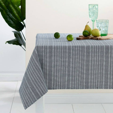 Darrahopens Home & Garden > Kitchenware Ladelle Navy Eco Cotton Rich Tablecloth 150 x 300 cm