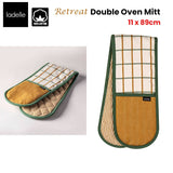Darrahopens Home & Garden > Kitchenware Ladelle Retreat Double Oven Mitt 17 x 89 cm