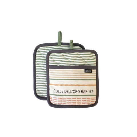 Darrahopens Home & Garden > Kitchenware Ladelle Sanctuary Cream Set of 2 Pot Holders 21 x 21 cm