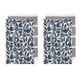 Darrahopens Home & Garden > Kitchenware Ladelle Tierra Set of 4 Cotton Kitchen Towels Navy