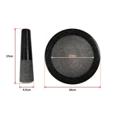 darrahopens Home & Garden > Kitchenware Large Pestle and Mortar Set Durable Granite Stone Spice & Herb Crusher