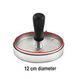 darrahopens Home & Garden > Kitchenware Large Round Hamburger Patty Maker Grill Press Burger Metal Mold Cooking Tools