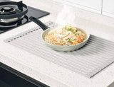 Darrahopens Home & Garden > Kitchenware Over The Sink Multipurpose Roll-Up Dish Drying Rack (52 x 33 cm)