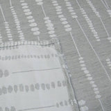 Darrahopens Home & Garden > Kitchenware Perline Grey Jacquard Polyester Tablecloth 160 x 270cm