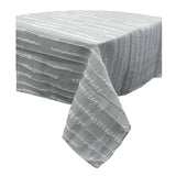 Darrahopens Home & Garden > Kitchenware Perline Grey Jacquard Polyester Tablecloth 230 x 230cm