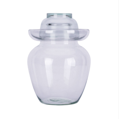 Darrahopens Home & Garden > Kitchenware Premium Chinese and Korean Fermentation Pickle Glass Jar Kimchi Sauerkraut Canisters & Jars Large 7.5L