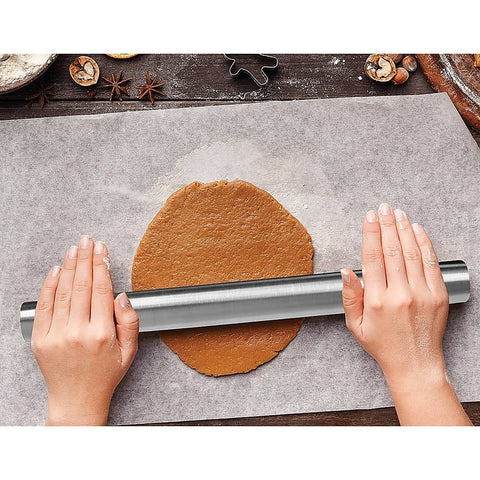 darrahopens Home & Garden > Kitchenware Professional Rolling Pin for Baking Premium 304 Stainless Steel Kitchen Rod