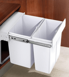darrahopens Home & Garden > Kitchenware Pull Out Bin Kitchen Double Dual Slide Garbage Rubbish Waste 10L+20L
