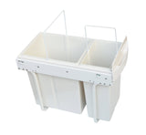 darrahopens Home & Garden > Kitchenware Pull Out Bin Kitchen Double Dual Slide Garbage Rubbish Waste 10L+20L