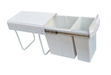 darrahopens Home & Garden > Kitchenware Pull Out Bin Kitchen Double Dual Slide Garbage Rubbish Waste 10L+20L