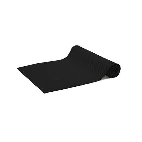 Darrahopens Home & Garden > Kitchenware Rans Lollipop Cotton Ribbed Runner - Black