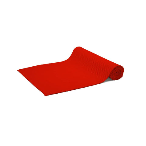 Darrahopens Home & Garden > Kitchenware Rans Lollipop Cotton Ribbed Runner - Red