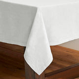Darrahopens Home & Garden > Kitchenware Rans Pure Cotton Hemstitch Tablecloth 205 x 205 cm - White