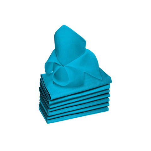 Darrahopens Home & Garden > Kitchenware Rans Set of 8 Lollipop Cotton Napkins - Aqua