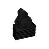 Darrahopens Home & Garden > Kitchenware Rans Set of 8 Lollipop Cotton Napkins - Black