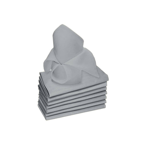 Darrahopens Home & Garden > Kitchenware Rans Set of 8 Lollipop Cotton Napkins - Grey