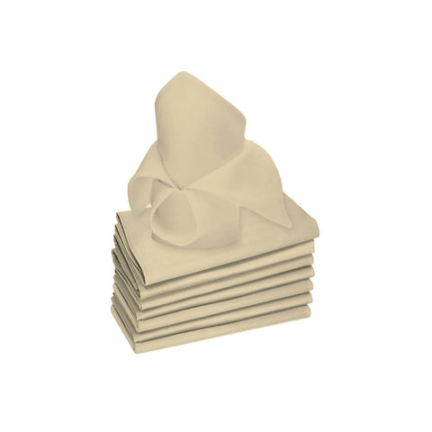 Darrahopens Home & Garden > Kitchenware Rans Set of 8 Lollipop Cotton Napkins - Natural