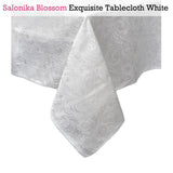 Darrahopens Home & Garden > Kitchenware Salonika Blossom Tablecloth White 160 x 220 cm