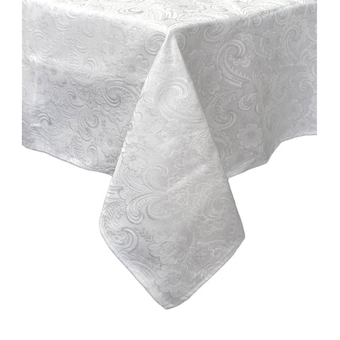 Darrahopens Home & Garden > Kitchenware Salonika Blossom Tablecloth White 160 x 220 cm