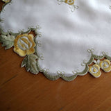 Darrahopens Home & Garden > Kitchenware Set of 2 Embroidered Doilies Floral 8