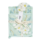 Darrahopens Home & Garden > Kitchenware Set of 3 Renee Cotton Cover Kitchen Textile Mint Green