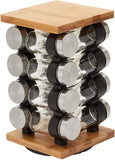 darrahopens Home & Garden > Kitchenware Spice Rack Organizer with 12 Pieces Jars for Kitchen