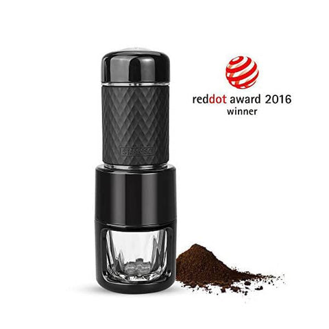 darrahopens Home & Garden > Kitchenware STARESSO Coffee Maker Red Dot Award Winner Portable Espresso Cappuccino Quick Cold Brew Manual Coffee Maker Machines All in One - Black