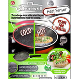 darrahopens Home & Garden > Kitchenware Stonewell 32cm Pan With Heat Sensor Kitchen Non Stick Cookware