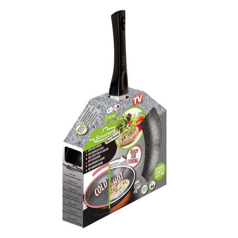 darrahopens Home & Garden > Kitchenware Stonewell 32cm Pan With Heat Sensor Kitchen Non Stick Cookware