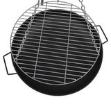 darrahopens Home & Garden > Kitchenware Tripod Garden Fire Pit BBQ Barbecue Cast Iron & Steel Fire Pit Bowl Round