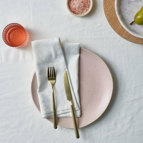Darrahopens Home & Garden > Kitchenware Vintage Design Homewares Set of 4 French Linen Napkins White