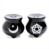 darrahopens Home & Garden > Kitchenware Witches Cauldron Salt Pepper Set
