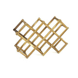 darrahopens Home & Garden > Kitchenware Wooden Wine Rack Freestanding 10 Bottles Countertop Storage