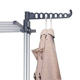 Darrahopens Home & Garden > Laundry & Cleaning 3 Tier Foldable Clothes Drying Rack for Laundry Dryer with Hanger Stand Rail Indoor