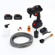 Darrahopens Home & Garden > Laundry & Cleaning Electric Car Pressure Washer Cordless Spray Gun W/ 2 Battery Water Cleaner Tool