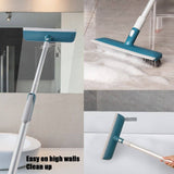 Darrahopens Home & Garden > Laundry & Cleaning Floor Scrub Brush Push Broom Long Handle for Cleaning Tile Bathroom Tub Patio